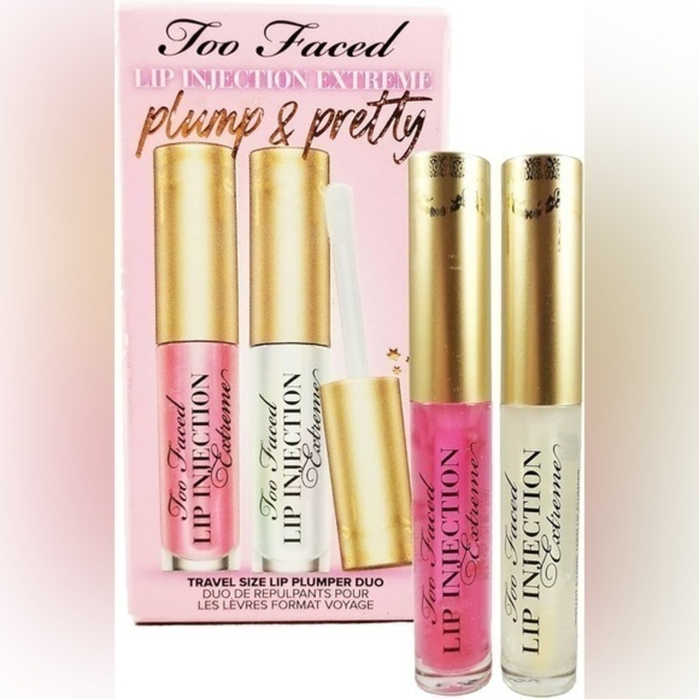 Too Faced Lip Injection ExtremePlump and Pretty Travel Size Lip Plumper Duo